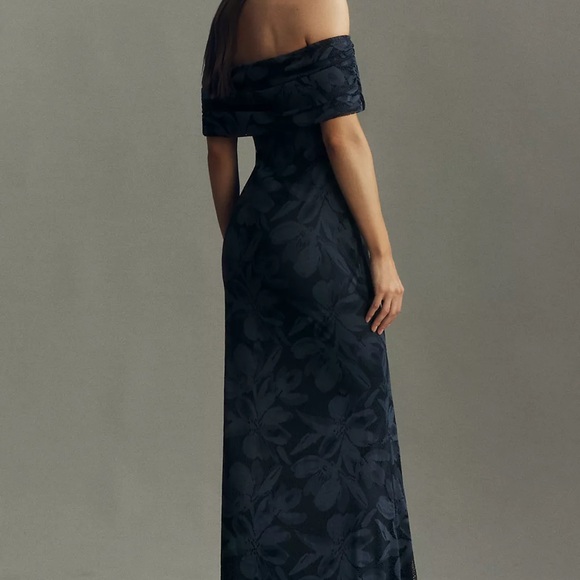 Anthropologie AFRM McCall printed Strapless Navy Floral Dress - Picture 2 of 4